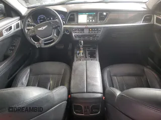 2015 Hyundai Genesis 3.8L with VIN KMHGN4JE4FU019004, listed as a Copart auction lot 64042934 with 163,006 mi miles and Salvage Title. Bid and sale history available at carsss.com. Image 8.