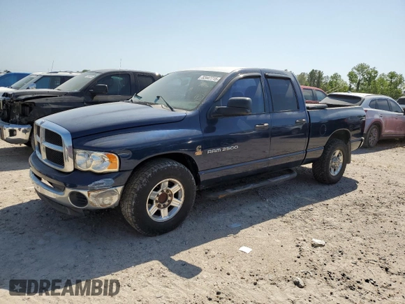 2004 Dodge Ram 2500 SLT with VIN 3D7KA28C14G200747, listed as a Copart auction lot 52447715 with 249,398 mi miles and Clean Title. Bid and sale history available at carsss.com. Image 1.