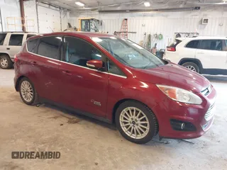2015 Ford C-Max Energi SEL with VIN 1FADP5CU8FL101857, listed as a IAAI auction lot 41930615 with 148,579 mi miles. Bid and sale history available at carsss.com. Image 1.