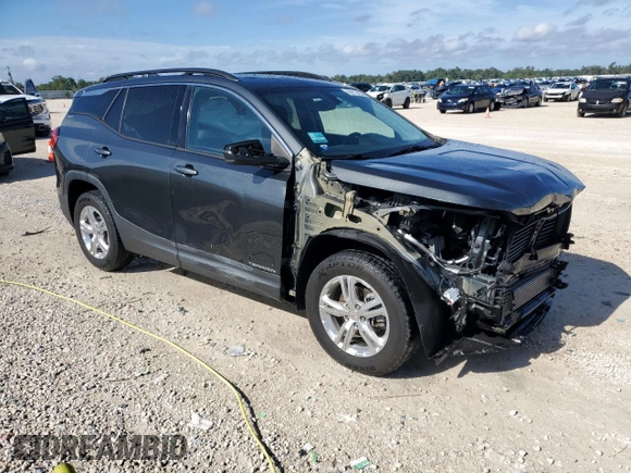 2019 GMC Terrain SLE with VIN 3GKALTEV4KL327853, listed as a Copart auction lot 69813064 with 80,604 mi miles and Salvage Title. Bid and sale history available at DreamBid. Image 4.