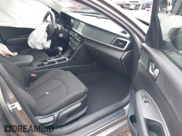 2017 Kia Optima LX with VIN 5XXGT4L37HG169753, listed as a IAAI auction lot 41370062 with 99,744 mi miles. Bid and sale history available at carsss.com. Image 5.