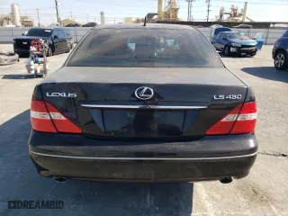 2005 Lexus LS 430 with VIN JTHBN36F155020399, listed as a Copart auction lot 73471994 with 230,178 mi miles and Salvage Title. Bid and sale history available at carsss.com. Image 6.