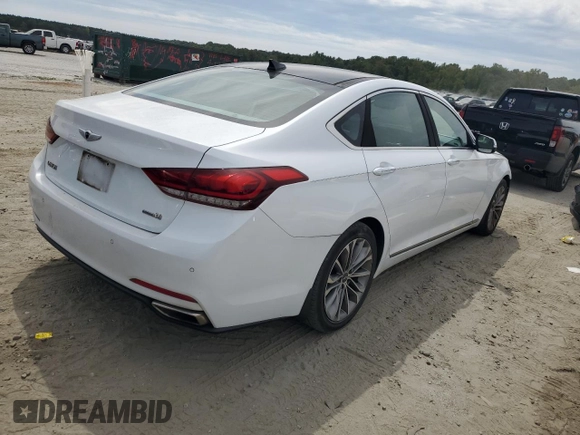 2015 Hyundai Genesis 3.8L with VIN KMHGN4JE3FU033542, listed as a Copart auction lot 70223024 with 137,834 mi miles and Salvage Title. Bid and sale history available at carsss.com. Image 3.