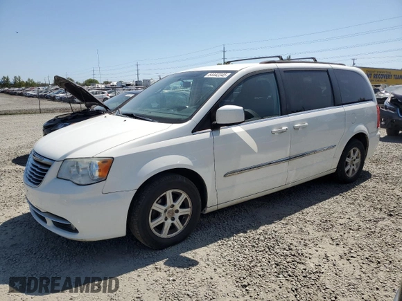 2011 Chrysler Town & Country Touring with VIN 2A4RR5DG0BR640360, listed as a Copart auction lot 54442345 with 138,896 mi miles and Clean Title. Bid and sale history available at carsss.com. Image 1.