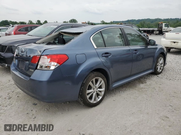 2013 Subaru Legacy Premium with VIN 4S3BMBC62D3048662, listed as a Copart auction lot 58550965 with 108,936 mi miles and Salvage title. Bid and sale history available at DreamBid. Image 3.