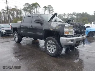 2014 Chevrolet Silverado 1500 LT with VIN 3GCUKREC9EG166264, listed as a IAAI auction lot 41318115 with 1 mi miles. Bid and sale history available at carsss.com. Image 1.