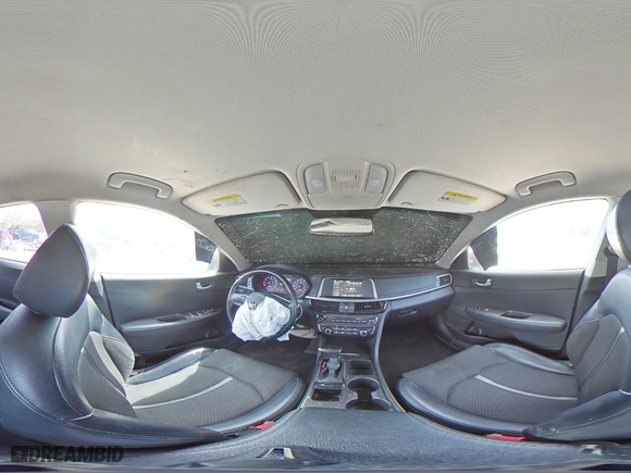 2018 Kia Optima S with VIN 5XXGT4L34JG187410, listed as a Copart auction lot 50208465 with 145,632 mi miles and Salvage Title. Bid and sale history available at carsss.com. Image 12.