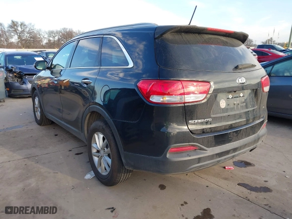 2017 Kia Sorento LX V6 with VIN 5XYPG4A53HG199627, listed as a IAAI auction lot 41199694 with 90,155 mi miles. Bid and sale history available at carsss.com. Image 3.