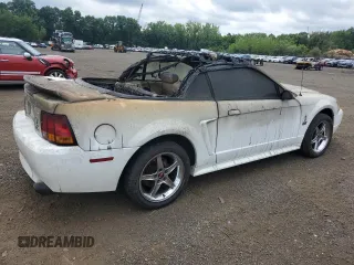 1999 Ford Mustang SVT Cobra z VIN 1FAFP46V6XF185040, wystawiony jako Copart lot #62527205 z przebiegiem Nie podano mil oraz Szkoda całkowita • Salvage title. Historia ofert i sprzedaży dostępna na DreamBid. Obrazek 3.