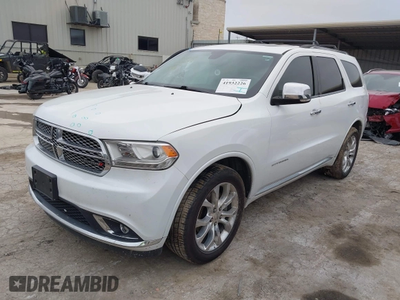 2017 Dodge Durango Citadel with VIN 1C4RDJEG1HC611706, listed as a IAAI auction lot 41932226 with 205,990 mi miles and . Bid and sale history available at carsss.com. Image 17.