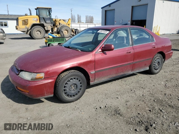 1996 Honda Accord LX with VIN 1HGCD563XTA266206, listed as a Copart auction lot 48601005 with 302,329 mi miles and Salvage Title. Bid and sale history available at DreamBid. Image 1.