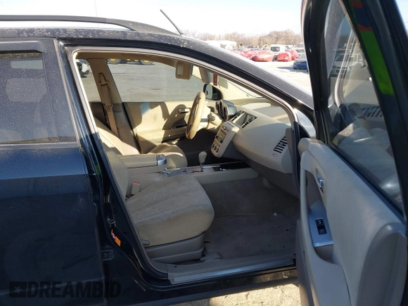 2007 Nissan Murano S with VIN JN8AZ08W07W607739, listed as a IAAI auction lot 41020643 with 216,908 mi miles and . Bid and sale history available at DreamBid. Image 5.