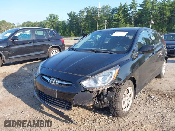 2013 Hyundai Accent GS with VIN KMHCT5AE7DU083576, listed as a IAAI auction lot 42693108 with 100,741 mi miles and . Bid and sale history available at DreamBid. Image 6.