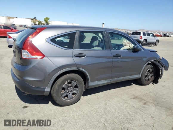 2013 Honda CR-V LX with VIN 3CZRM3H31DG712346, listed as a Copart auction lot 61453065 with 181,559 mi miles and Salvage title. Bid and sale history available at DreamBid. Image 3.