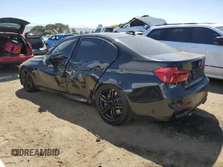2018 BMW M3 with VIN WBS8M9C50J5K98422, listed as a Copart auction lot 57500235 with 62,915 mi miles and Salvage title. Bid and sale history available at DreamBid. Image 2.