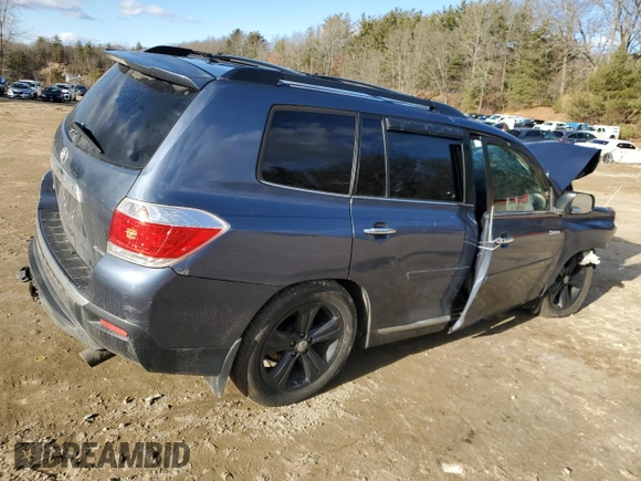 2012 Toyota Highlander Limited with VIN 5TDDK3EH5CS138520, listed as a Copart auction lot 48049575 with 0 mi miles and Clean Title. Bid and sale history available at carsss.com. Image 3.
