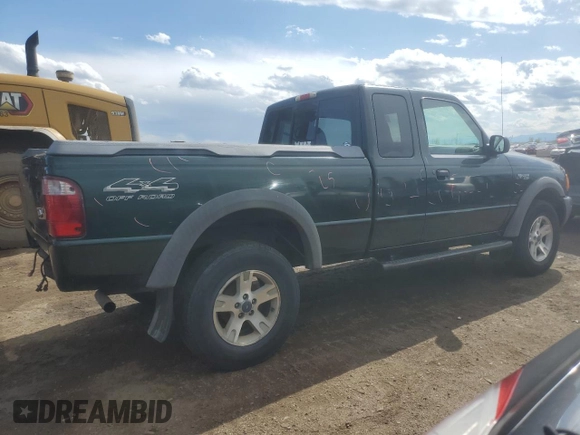 2002 Ford Ranger XL Fleet with VIN 1FTZR45E82PB05436, listed as a Copart auction lot 54821815 with 256,090 mi miles and Salvage title. Bid and sale history available at DreamBid. Image 3.