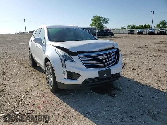 2017 Cadillac XT5 Premium Luxury FWD with VIN 1GYKNCRS3HZ154932, listed as a Copart auction lot 52018045 with 75,084 mi miles and Salvage Title. Bid and sale history available at DreamBid. Image 12.