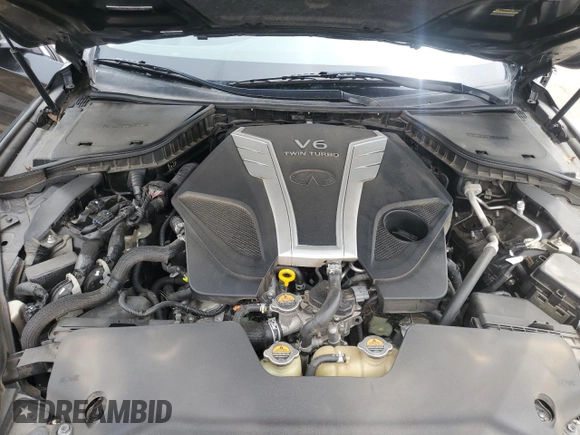 2018 Infiniti Q50 Luxe with VIN JN1EV7AP3JM357617, listed as a Copart auction lot 54531715 with 103,373 mi miles and Salvage title. Bid and sale history available at DreamBid. Image 11.