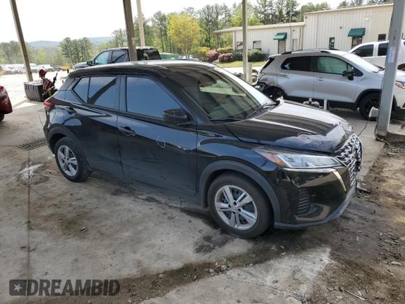 2023 Nissan Kicks S with VIN 3N1CP5BV7PL505032, listed as a Copart auction lot 52520275 with 53,877 mi miles and Salvage Title. Bid and sale history available at DreamBid. Image 4.