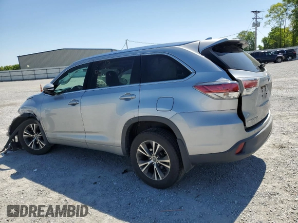 2016 Toyota Highlander XLE z VIN 5TDJKRFH1GS304526, wystawiony jako Copart lot #53499635 z przebiegiem 158 190 mil mil oraz Szkoda całkowita • Salvage title. Historia ofert i sprzedaży dostępna na DreamBid. Obrazek 2.
