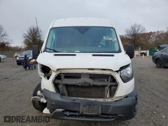2020 Ford Transit Cargo with VIN 1FTBR1C86LKB23915, listed as a Copart auction lot 80862784 with 81,919 mi miles and Salvage Title. Bid and sale history available at DreamBid. Image 5.
