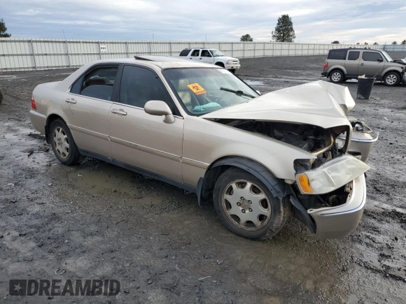 2000 Acura RL with VIN JH4KA9663YC006793, listed as a Copart auction lot 85578454 with 0 mi miles and Salvage Title. Bid and sale history available at carsss.com. Image 4.