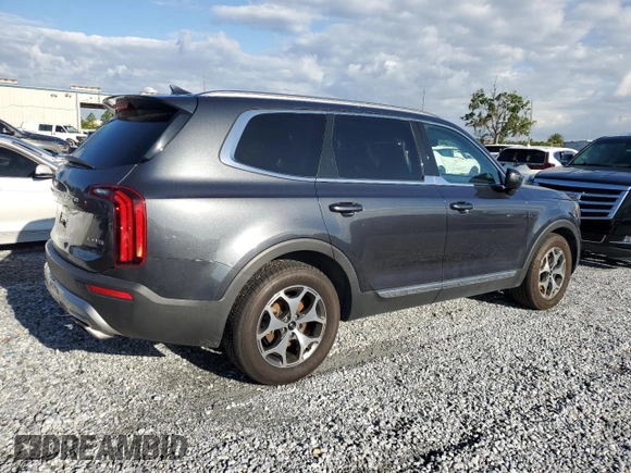 2020 Kia Telluride EX with VIN 5XYP3DHCXLG001439, listed as a Copart auction lot 56702845 with 136,799 mi miles and Clean title. Bid and sale history available at DreamBid. Image 3.