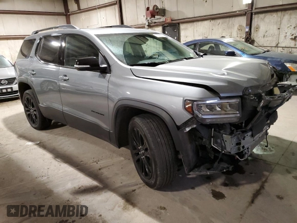 2023 GMC Acadia SLT with VIN 1GKKNULSXPZ207200, listed as a Copart auction lot 42256975 with 28,312 mi miles and Salvage Title. Bid and sale history available at DreamBid. Image 4.