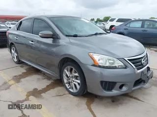 2015 Nissan Sentra SR with VIN 3N1AB7AP0FY301369, listed as a IAAI auction lot 41877667 with 131,082 mi miles and . Bid and sale history available at carsss.com. Image 1.