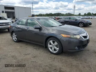 2009 Acura TSX with VIN JH4CU26629C024576, listed as a Copart auction lot 58189645 with 177,597 mi miles and Salvage title. Bid and sale history available at DreamBid. Image 4.