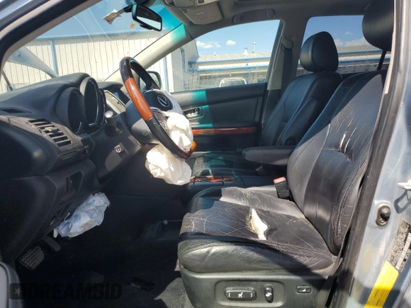 2008 Lexus RX 400h with VIN JTJGW31U382007957, listed as a Copart auction lot 72762994 with 268,053 mi miles and Salvage Title. Bid and sale history available at DreamBid. Image 7.