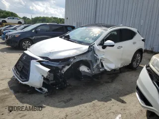 2024 Lexus NX 350h Luxury z VIN JTJHKCEZXR2031759, wystawiony jako Copart lot #62838465 z przebiegiem 9 905 mil mil oraz Szkoda całkowita • Salvage title. Historia ofert i sprzedaży dostępna na DreamBid. Obrazek 1.