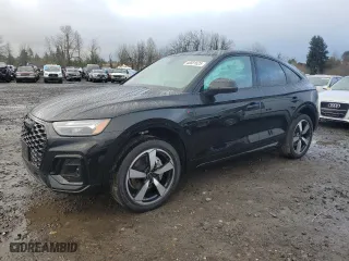2023 Audi Q5 Sportback S line Premium Plus with VIN WA15AAFY8P2150419, listed as a Copart auction lot 48881625 with 13,375 mi miles and Salvage Title. Bid and sale history available at carsss.com. Image 1.
