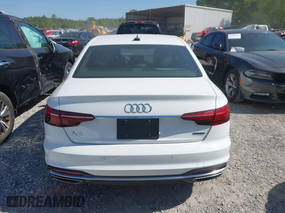 2023 Audi A4 S line Premium Plus with VIN WAUEAAF41PN009934, listed as a IAAI auction lot 42045697 with 49,039 mi miles and . Bid and sale history available at DreamBid. Image 17.