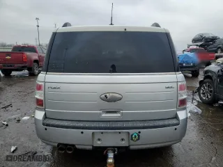 2012 Ford Flex SEL with VIN 2FMGK5CC4CBD16382, listed as a Copart auction lot 46745395 with 269,621 mi miles and Salvage Title. Bid and sale history available at carsss.com. Image 6.