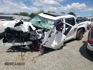 2024 Toyota Tundra TRD Pro Hybrid with VIN 5TFPC5DB0RX070052, listed as a Copart auction lot 52593384 with Not provided miles and Non repairable. Bid and sale history available at DreamBid. Image 1.