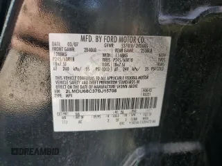 2007 Lincoln MKX with VIN 2LMDU68C37BJ15708, listed as a Copart auction lot 46414305 with 187,216 mi miles and Salvage Title. Bid and sale history available at carsss.com. Image 15.