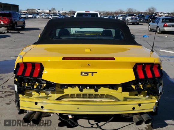 2024 Ford Mustang GT Premium с VIN 1FAGP8FFXR5110046, выставлен на аукционе Copart как лот 41424855 с пробегом 4 131 миль миль и Списание • Salvage title. История ставок и продаж доступна на DreamBid. Изображение 6.