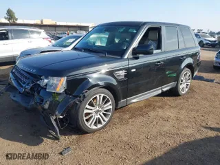 2013 Land Rover Range Rover Sport HSE LUX with VIN SALSK2D47DA788229, listed as a IAAI auction lot 41588487 with 122,999 mi miles. Bid and sale history available at carsss.com. Image 2.