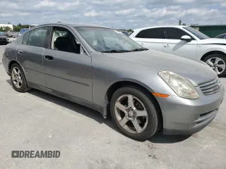 2004 Infiniti G35 w/Leather with VIN JNKCV51E64M612917, listed as a Copart auction lot 53090925 with 85,284 mi miles and Salvage Title. Bid and sale history available at DreamBid. Image 4.