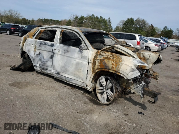 2021 Volkswagen Atlas SE with VIN 1V2RE2CA3MC217831, listed as a Copart auction lot 54929705 with Not provided miles and Non repairable. Bid and sale history available at DreamBid. Image 4.