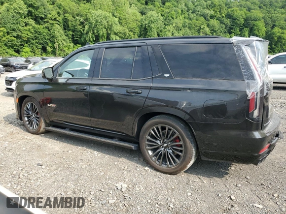 2024 Cadillac Escalade AWD V-Series with VIN 1GYS4HK92RR125835, listed as a Copart auction lot 60098455 with 10,416 mi miles and Salvage title. Bid and sale history available at DreamBid. Image 2.