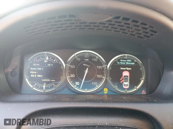 2013 Jaguar XJ with VIN SAJWA2G16DLV50973, listed as a Copart auction lot 82555074 with 148,956 mi miles and Salvage Title. Bid and sale history available at carsss.com. Image 9.