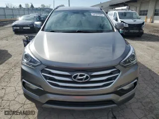 2017 Hyundai Santa Fe Sport 2.4L with VIN 5NMZU3LB6HH027015, listed as a Copart auction lot 54107225 with 145,640 mi miles and Clean Title. Bid and sale history available at carsss.com. Image 5.