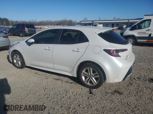 2021 Toyota Corolla Hatchback SE with VIN JTNB4MBEXM3104847, listed as a Copart auction lot 88339765 with 80,887 mi miles and Salvage Title. Bid and sale history available at carsss.com. Image 2.