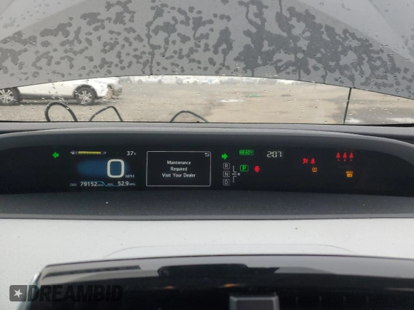 2017 Toyota Prius Two z VIN JTDKARFU3H3041401, wystawiony jako Copart lot #88738245 z przebiegiem 79 152 mil mil oraz Szkoda całkowita • Salvage title. Historia ofert i sprzedaży dostępna na DreamBid. Obrazek 9.