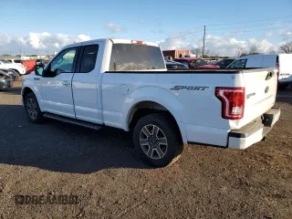 2016 Ford F-150 XL with VIN 1FTEX1CF3GKD97614, listed as a Copart auction lot 80098174 with 33,837 mi miles and Salvage Title. Bid and sale history available at carsss.com. Image 2.