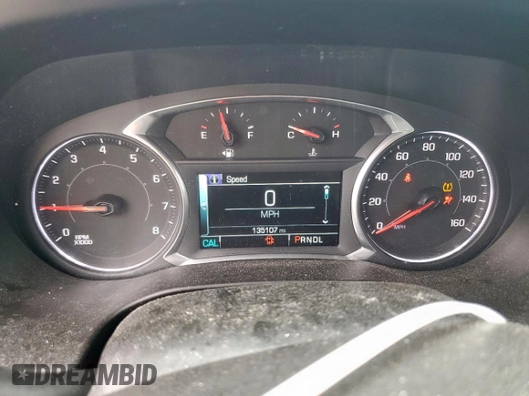 2019 GMC Acadia SLT with VIN 1GKKNMLS5KZ107014, listed as a Copart auction lot 54954545 with 135,107 mi miles and Salvage Title. Bid and sale history available at DreamBid. Image 9.