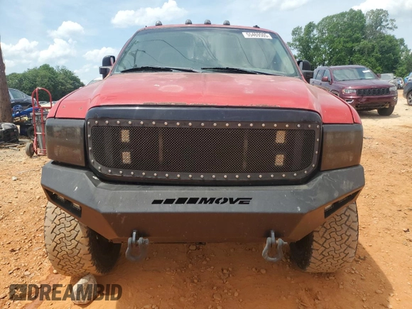 1999 Ford F-250 XL with VIN 1FTNX21L6XEB55705, listed as a Copart auction lot 55469505 with 234,416 mi miles and Salvage title. Bid and sale history available at DreamBid. Image 5.
